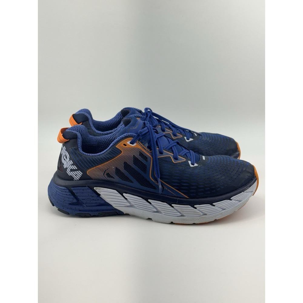 HOKA ONE ONE Gaviota Men's Blue Orange White 1116301 PTRBL Size 11